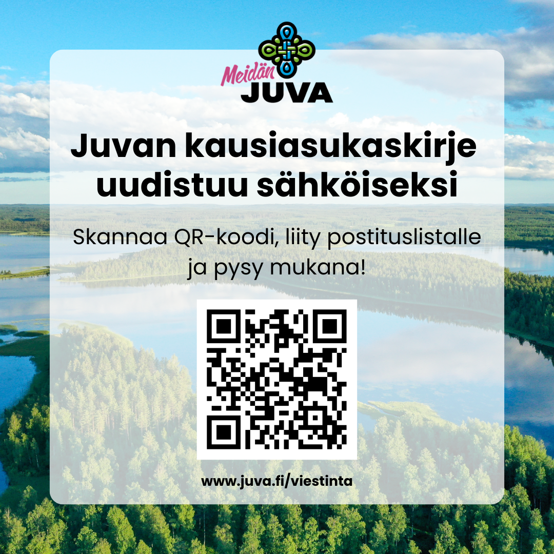 Juvan kunta uudistaa kausiasukkaille suunnattua viestintäänsä vastaamaan paremmin nykypäivän tarpeita. Perinteinen kausiasukaskirje siirtyy sähköiseen uutiskirjemuotoon vuonna 2027.